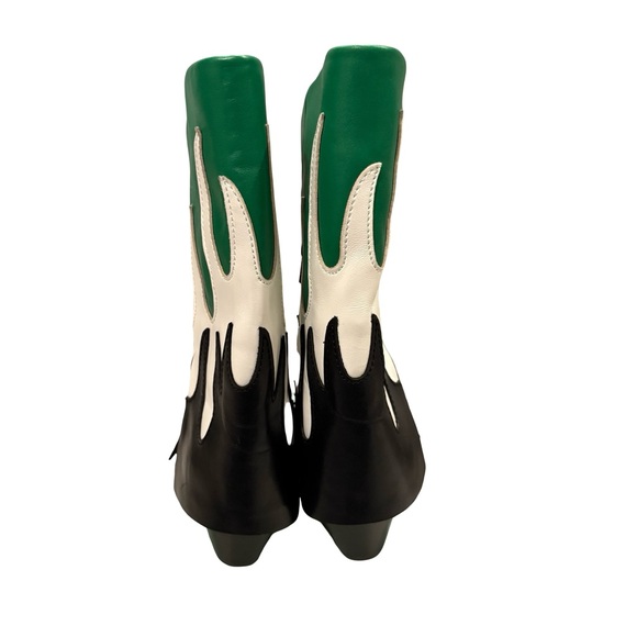 Gianni Bini Conley Flame Leather Western Foldover Boots, Sz 6.5 - Picture 7 of 13